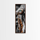 Octopus Closeup, Ocean Creature, Tentacle Texture, Framed Canvas Print, Marine Life Art, Nautical Bathroom Decor, Moody Coastal Wall Art