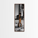Industrial Detail, Rusty Metal, Minimalist Style, Grunge Wall Decor, Framed Canvas Print, Garage Art, Man Cave Wall Art