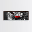 Red Cooking Pot, Steamy Kitchen Scene, Culinary Art Moment, Framed Canvas Print, Kitchen Wall Art, Modern Home Decor, Foodie Gift