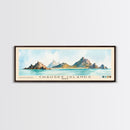 Chausey Islands, France Watercolor Beach Print, Vacation Gift, France Wall Art, Framed Canvas Print, Framed Beach Painting