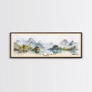 Côn Đảo, Vietnam Watercolor Beach Print, Vacation Gift, Vietnam Wall Art, Framed Canvas Print, Framed Beach Painting