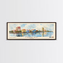 Curacao, Curacao Watercolor Beach Print, Vacation Gift, Curacao Wall Art, Beach Painting, Beach Decor, Beach Painting