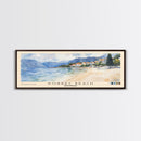 Dobrec Beach, Montenegro Watercolor Beach Print, Vacation Gift, Montenegro Wall Art, Beach Painting, Beach Decor, Beach Painting