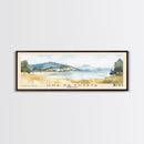 Ilha da Fuseta, Portugal Watercolor Beach Print, Vacation Gift, Portugal Wall Art, Framed Canvas Print, Framed Beach Painting