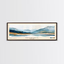 Kearvaig, Scotland Watercolor Print, Vacation Gift, Scotland Wall Art, Beach Painting, Beach Decor, Large Wall Art, Wood Frame Art