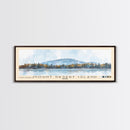 Mount Desert Island, Maine Watercolor Beach Print, Vacation Gift, Maine Wall Art, Framed Canvas Print, Framed Beach Painting