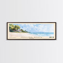 Mullins Beach, Barbados Watercolor Beach Print, Vacation Gift, Barbados Wall Art, Framed Canvas Print, Framed Beach Painting
