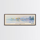 Naoshima, Japan Watercolor Beach Print, Vacation Gift, Japan Wall Art, Beach Painting, Beach Decor, Beach Painting