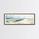 Omadhoo, Maldives Watercolor Print, Vacation Gift, Maldives Wall Art, Beach Painting, Beach Decor, Large Wall Art, Wood Frame Art