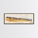 Pasha Dere, Bulgaria Watercolor Beach Print, Vacation Gift, Bulgaria Wall Art, Framed Canvas Print, Framed Beach Painting