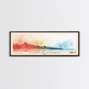 Puerto Cisnes, Chile Watercolor Beach Print, Vacation Gift, Chile Wall Art, Beach Painting, Beach Decor, Beach Painting