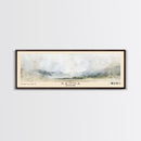 Sanna, Scotland Watercolor Print, Vacation Gift, Scotland Wall Art, Beach Painting, Beach Decor, Large Wall Art, Wood Frame Art