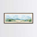 Singing Beach, Massachusetts Watercolor Beach Print, Vacation Gift, Massachusetts Wall Art, Framed Canvas Print, Framed Beach Painting