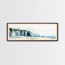 Étretat, France Watercolor Print, Vacation Gift, France Wall Art, Beach Painting, Beach Decor, Large Wall Art, Wood Frame Art