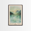Bocas del Toro , Panamá Watercolor Beach Print, Vacation Gift, Panamá Wall Art, Framed Canvas Print, Framed Beach Painting