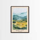 Doc Let, Vietnam Watercolor Print, Vacation Gift, Vietnam Wall Art, Beach Painting, Beach Decor, Large Wall Art, Wood Frame Art