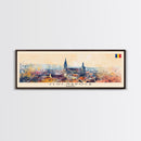 Cluj Napoca Romania Travel Print Wall Art, Panoramic City Art, Travel Art, Wall Decor, Vacation Gift, Framed Canvas Print Or Metal Art