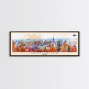 Hameenlinna Finland Travel Art, City Art, Framed Canvas Print or Metal Wall Art, Europe Travel Poster, Panoramic Wall Art, Extra Wide Wall Art