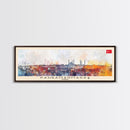 Kahramanmaras Turkey Panoramic Travel Poster, Framed Canvas Print or Metal Wall Art, Travel Art, Home Decor, Panoramic Painting, Midcentury Art