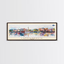 Lappeenranta Finland Panoramic Travel Poster, Framed Canvas Print or Metal Wall Art, Travel Art, Home Decor, Panoramic Painting, Midcentury Art