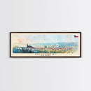 Olomouc Czech Republic Travel Art, City Art, Framed Canvas Print or Metal Wall Art, Europe Travel Poster, Panoramic Wall Art, Extra Wide Wall Art