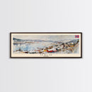 Oslo Norway Travel Art, City Art, Framed Canvas Print or Metal Wall Art, Europe Travel Poster, Panoramic Wall Art, Extra Wide Wall Art