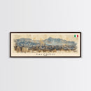 Palermo Italy Travel Print Wall Art, Panoramic City Art, Travel Art, Wall Decor, Vacation Gift, Framed Canvas Print Or Metal Art
