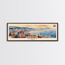 Rijeka Croatia Travel Print Wall Art, Panoramic City Art, Travel Art, Wall Decor, Vacation Gift, Framed Canvas Print Or Metal Art