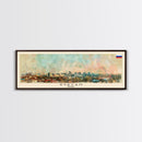 Ryazan Russia Panoramic Travel Poster, Framed Canvas Print or Metal Wall Art, Travel Art, Home Decor, Panoramic Painting, Midcentury Art