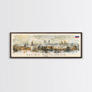 Veliky Novgorod Russia Wall Art, Panoramic Travel Poster, Panoramic Framed Canvas Print, City Wall Art, Wall Hanging Home Decor, Travel Art