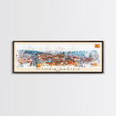Vitoria Gasteiz Spain Travel Art, City Art, Framed Canvas Print or Metal Wall Art, Europe Travel Poster, Panoramic Wall Art, Extra Wide Wall Art