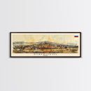 Stavropol Russia Panoramic Travel Poster, Framed Canvas Print or Metal Wall Art, Travel Art, Home Decor, Panoramic Painting, Midcentury Art