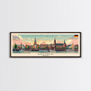 Brescia Italy Travel Print Wall Art, Panoramic City Art, Travel Art, Wall Decor, Vacation Gift, Framed Canvas Print Or Metal Art