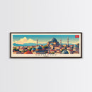 Gaziantep Turkey Travel Print Wall Art, Panoramic City Art, Travel Art, Wall Decor, Vacation Gift, Framed Canvas Print Or Metal Art