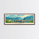 Grenoble France Travel Print Wall Art, Panoramic City Art, Travel Art, Wall Decor, Vacation Gift, Framed Canvas Print Or Metal Art