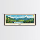 Ploiesti Romania Travel Print Wall Art, Panoramic City Art, Travel Art, Wall Decor, Vacation Gift, Framed Canvas Print Or Metal Art