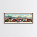Presov Slovakia Wall Art, Panoramic Travel Poster, Panoramic Framed Canvas Print, City Wall Art, Wall Hanging Home Decor, Travel Art