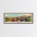 Randers Denmark Travel Art, City Art, Framed Canvas Print or Metal Wall Art, Europe Travel Poster, Panoramic Wall Art, Extra Wide Wall Art