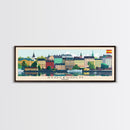 Stockholm Sweden Travel Art, City Art, Framed Canvas Print or Metal Wall Art, Europe Travel Poster, Panoramic Wall Art, Extra Wide Wall Art