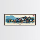 Tųnsberg Norway Travel Print Wall Art, Panoramic City Art, Travel Art, Wall Decor, Vacation Gift, Framed Canvas Print Or Metal Art