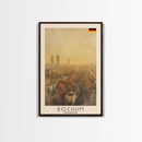 Bochum Germany Travel Poster Framed Canvas Print, Wall Art, Home Decor, Travel Print, Autumn Scene, Modern Art, Original Art