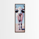 Bison Canvas Print Modern Rustic Wall Art Boho Art Southwest Wall Art Above Bed Art Vertical Wall Art
