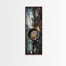 Rustic Frying Pan Art Framed Canvas Print Kitchen Wall Art Food Review Kitchen Art Rustic Decor Moody Art Wabi Sabi Wall Art