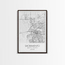 Sacramento Street Map, California Map, City Map Art, Minimalist Art, Wall Art, Canvas Print, Girls Room Art, Gift For Women, Travel Décor