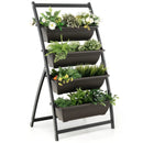 4-Tier Vertical Raised Garden Bed with 4 Containers and Drainage Holes by LJGDeals