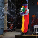 4.5FT Grins Animatronic Clown with Pre-Recorded Phrases and LED Eyes by LJGDeals