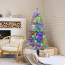 Pre-Lit Blue Artificial Christmas Tree Slim with 9 Lighting Modes by DirectDeals