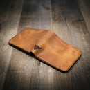 Badge Bifold Wallet by Bull Sheath Leather