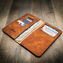 Badge Long Wallet by Bull Sheath Leather
