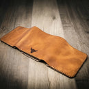 Badge Trifold Wallet by Bull Sheath Leather